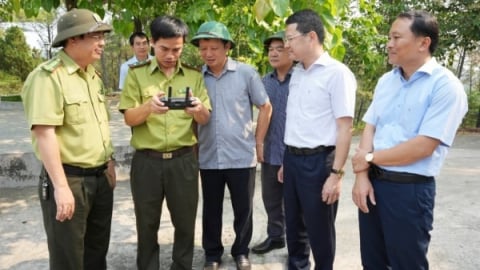 Thiết lập tổ bay kiểm tra cảnh báo sớm cháy rừng
