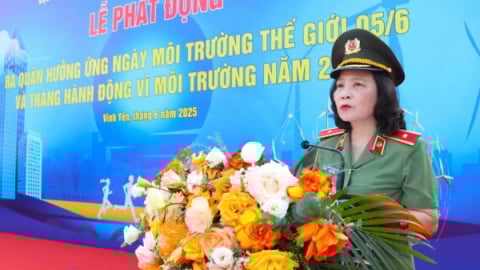 Bộ Công an phát động Tháng hành động vì môi trường