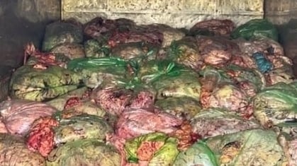 Nghệ An phát hiện 1,3 tấn nội tạng không rõ nguồn gốc