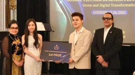 Ý tưởng làm gỗ từ rơm giành quán quân cuộc thi khởi nghiệp quốc tế