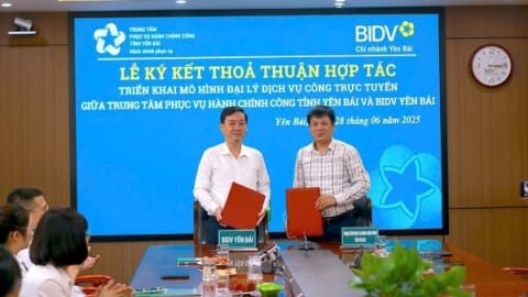 Trung tâm hành chính công hợp tác với BIDV về dịch vụ công trực tuyến