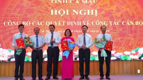 Cà Mau: Hàng loạt Phó Giám đốc sở mới được bổ nhiệm