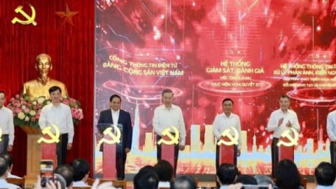 Ra mắt hệ thống giám sát triển khai Nghị quyết 57 về khoa học công nghệ