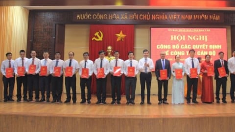 Đắk Lắk bổ nhiệm lãnh đạo 22 sở, ngành của tỉnh