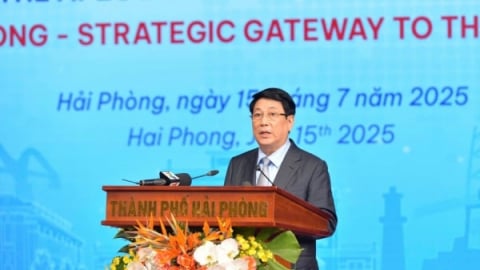 Chủ tịch nước Lương Cường dự hội nghị Xúc tiến Đầu tư Hải Phòng