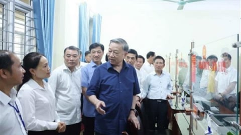 Tổng Bí thư Tô Lâm kiểm tra vận hành hệ thống chính trị xã Si Pa Phìn, tỉnh Điện Biên