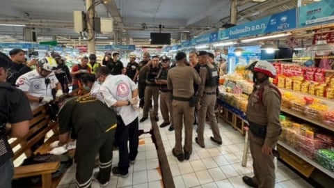 Xả súng ở khu chợ tại Bangkok, 6 người thiệt mạng
