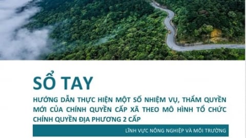 Ra mắt sổ tay hướng dẫn nhiệm vụ của chính quyền cấp xã lĩnh vực nông nghiệp và môi trường