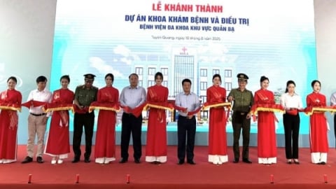 Khánh thành Khoa Khám bệnh và Điều trị, Bệnh viện Đa khoa khu vực Quản Bạ