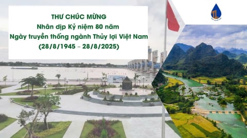 Thư chúc mừng ngày Truyền thống ngành Thủy lợi Việt Nam