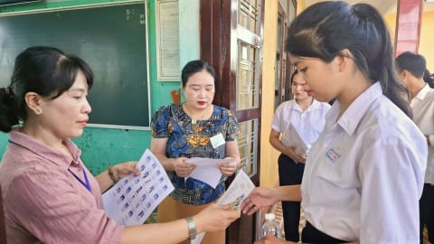 Quảng Trị: Môn thi Ngữ văn diễn ra an toàn, đúng quy chế