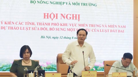 Lấy ý kiến 19 địa phương về sửa đổi, bổ sung Luật Đất đai 2024