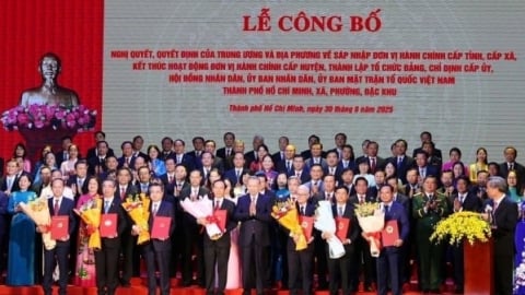 TP.HCM công bố bộ máy chính quyền mới sau sáp nhập