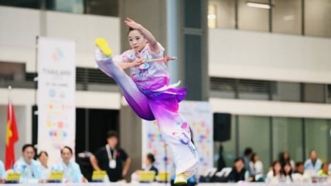 Dương Thúy Vi giành Huy chương vàng Cúp thế giới 2026 cho wushu Việt Nam