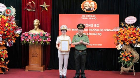 Đại tá Phan Thị Loan giữ chức Phó Chánh Thanh tra Bộ Công an