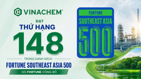 Vinachem lần đầu được vinh danh bảng xếp hạng Fortune SEA 500 năm 2026