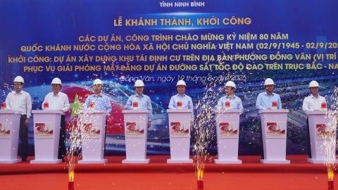 Khởi công Khu tái định cư cho Dự án đường sắt cao tốc Bắc - Nam