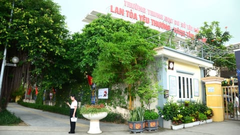 Trường THCS Tây Mỗ lan tỏa thông điệp sống xanh đến học sinh
