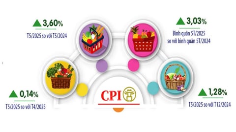 Chỉ số giá tiêu dùng Hà Nội tăng 3,03% trong 5 tháng đầu năm