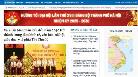 Quản lý, chuẩn hóa vận hành Cổng thông tin điện tử Hà Nội