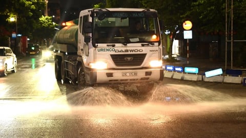Hà Nội tăng cường vệ sinh môi trường phục vụ sự kiện A80