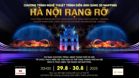 Thủ đô kể câu chuyện lịch sử bằng ánh sáng 3D