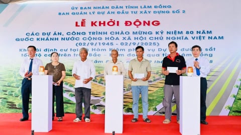 Lâm Đồng: Đồng loạt khởi công, khánh thành 5 dự án trọng điểm