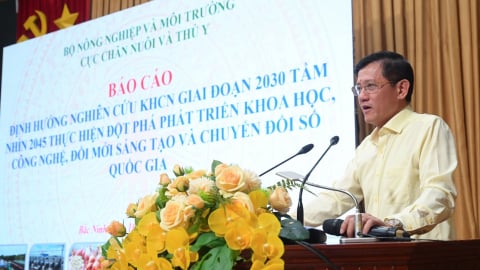 Để khoa học công nghệ trong chăn nuôi và thú y đột phá