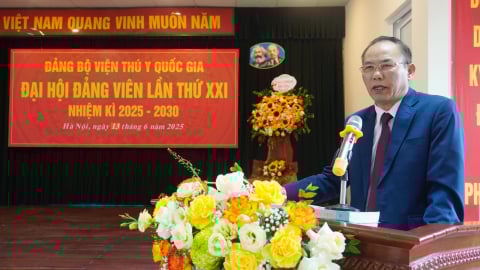 Xây dựng Đảng bộ vững mạnh, đưa Viện Thú y Quốc gia lên tầm cao mới