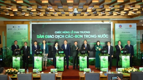 BIDV phối hợp vận hành khai trương hệ thống giao dịch carbon