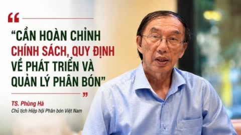 'Cần hoàn chỉnh chính sách, quy định về phát triển và quản lý phân bón'