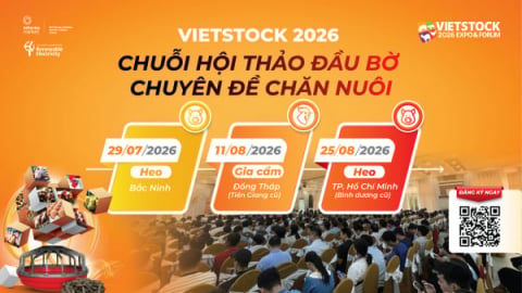Vietstock 2026 khởi động chuỗi hội thảo đầu bờ, lan tỏa tri thức chăn nuôi
