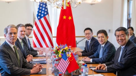 Mỹ và Trung Quốc sẽ đàm phán thuế quan tại London trong tuần tới