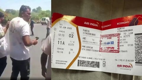 Sống sót trong vụ rơi máy bay Air India nhờ nhảy khỏi cửa thoát hiểm