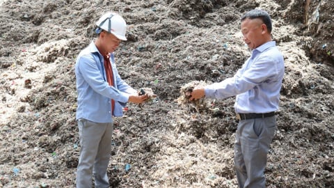 Khắc phục tồn tại tại bãi tập kết tạm rác