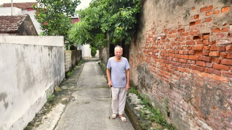 Làng quê thời hoang vắng: [Bài 4] Những ngôi nhà gạch lở, phủ rêu phong