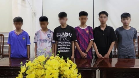 6 thanh thiếu niên bị bắt do trộm cắp xe máy