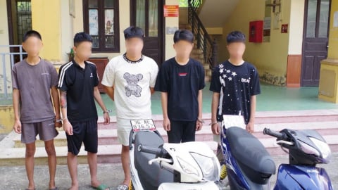 Tóm gọn 5 thanh, thiếu niên đột nhập ký túc xá trộm xe máy