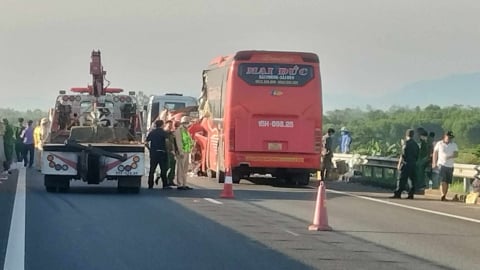 Tai nạn nghiêm trọng trên cao tốc Đà Nẵng – Quảng Ngãi, nhiều người bị thương