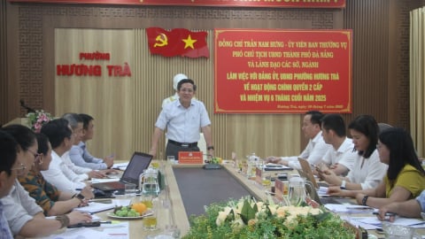 Đà Nẵng thống nhất thực hiện nhiều công trình trọng điểm ở phường Hương Trà