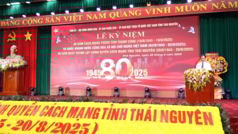Kỷ niệm 80 năm ngày thành lập chính quyền cách mạng Thái Nguyên