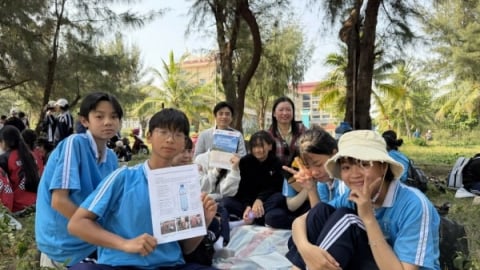 Gieo tình yêu đại dương từ những lớp học ‘mở’ ở Hội An