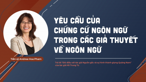 Yêu cầu của chứng cứ ngôn ngữ trong các giả thuyết về ngôn ngữ