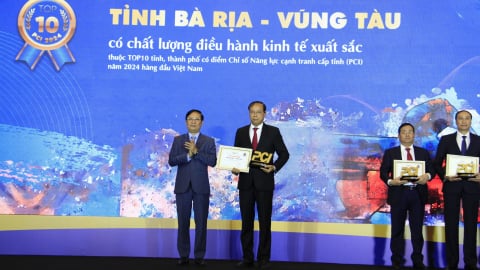 Bà Rịa - Vũng Tàu vào top 5 Chỉ số PCI 2024