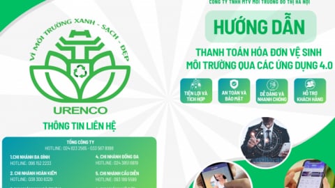 Thanh toán điện tử dịch vụ vệ sinh môi trường: Tiện đủ đường
