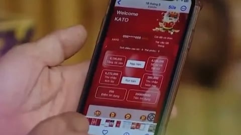 Công an thông báo tìm người nạp tiền vào ứng dụng KATO