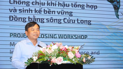 Dự án WB9 là kiểu mẫu về thích ứng khí hậu, chuyển đổi sinh kế ĐBSCL
