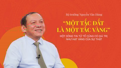 Một tấc đất là một tấc vàng, một dòng tin tử tế cũng có giá trị như hạt vàng của sự thật