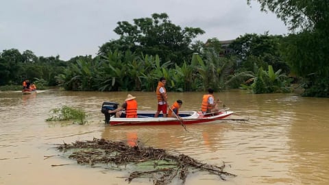Đã tìm thấy người đàn ông bị lũ cuốn trôi ở Thái Nguyên