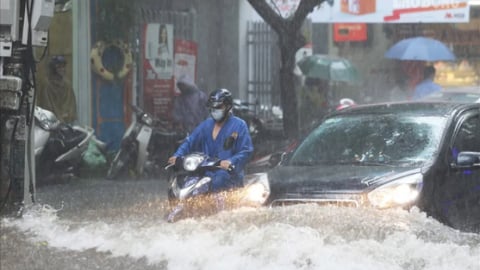 Bắc Bộ, Trung Bộ xuất hiện nhiều điểm mưa lớn cực đoan